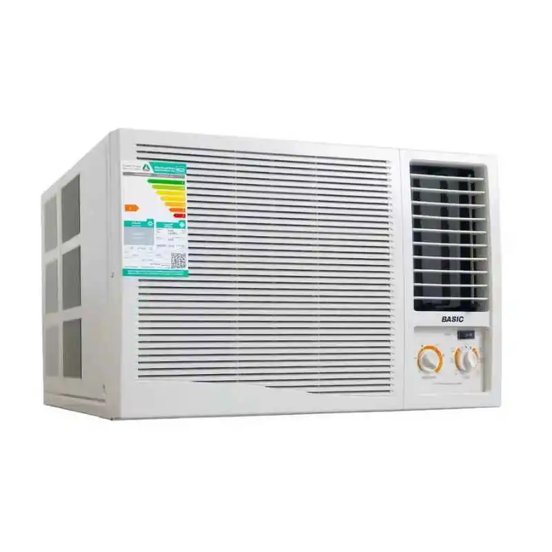 مكيف شباك بيسك، 21800 وحدة، روتاري، بارد فقط، ابيض - BWAC-H24CF